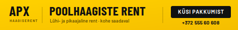 Uute poolhaagiste lühi- ja pikaajaline rent - www.apx.ee